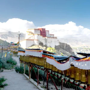 Panchen Lama’s Palace in Shigatse, Tibet, historic residence associated with the Panchen Lama near Tashilhunpo Monastery.