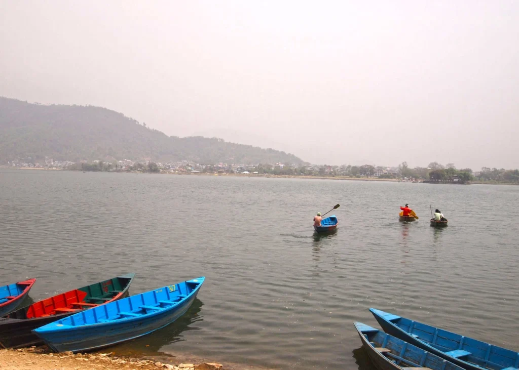 Pokhara Phewa lake