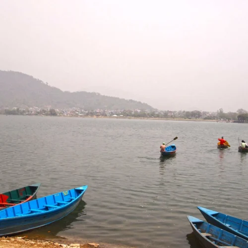 Pokhara Phewa lake
